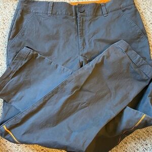 Men’s Oakley pants regular fit size 34 36 Gray and orange P1